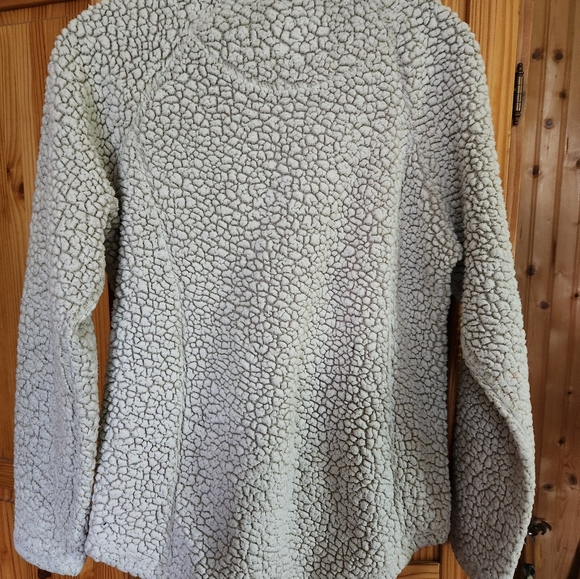 Womens 3/4zip sherpa pullover - Picture 7 of 7